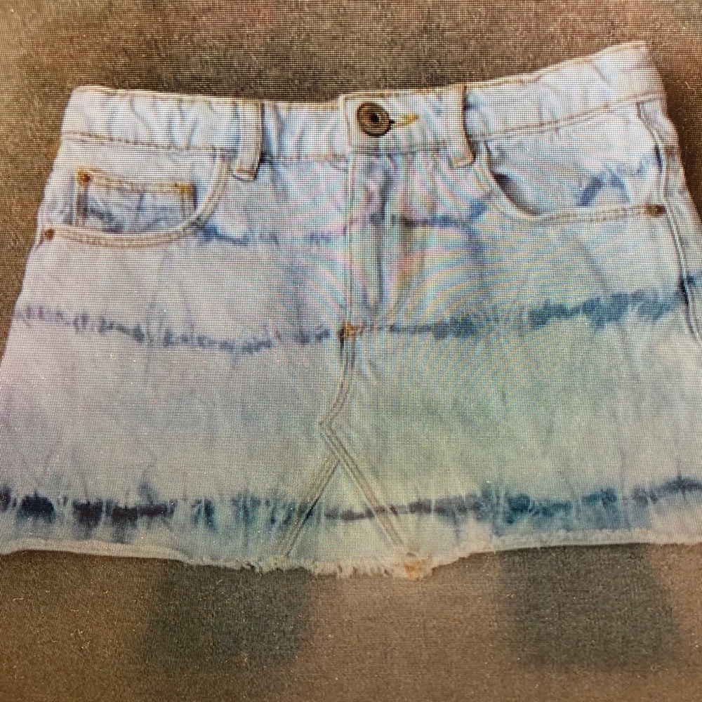 Kids Tie-Dye Denim Skirt